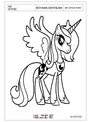 My Litte Pony boyama sayfaları